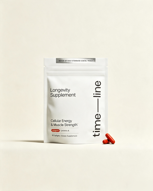 Timeline Mitopure Urolithin A Supplement Softgels - Clinically Proven Support for Healthy Aging and Cellular Renewal - Mitoceutical for Muscle Support and Longevity